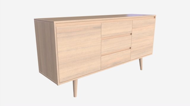 Sideboard Nagano Modèle 3D .c4d .max .obj .3ds .fbx .stl .blend 
