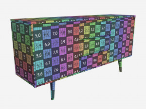 Sideboard Nagano Modèle 3D