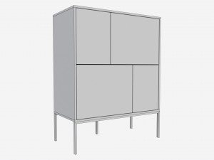 Sideboard Seaford 01 3D मॉडल
