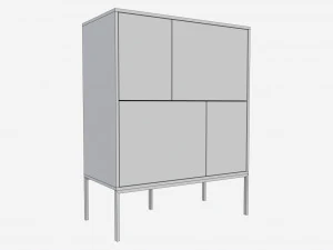 Sideboard Seaford 01 3D Model