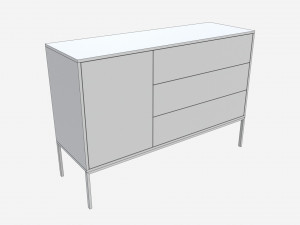 Sideboard Seaford 02 Model 3D