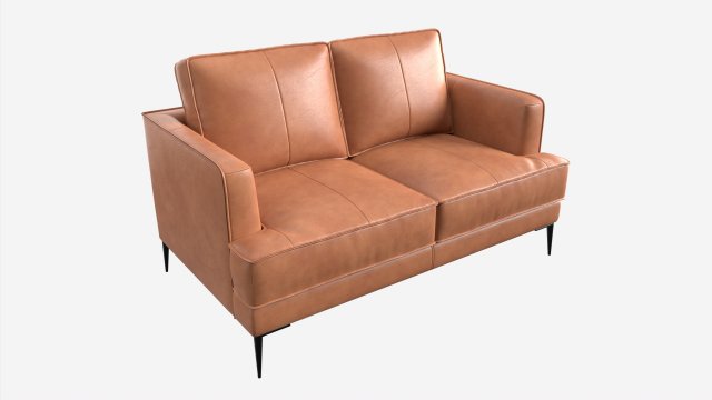 Sofa LEO 2-seater 3D 模型 .c4d .max .obj .3ds .fbx .stl .blend 
