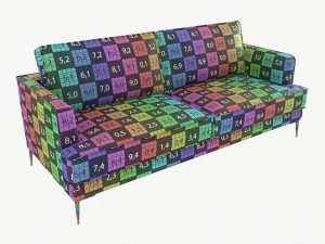 Sofa LEO 3-seater 3D Model