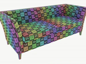 Sofa Mayers 3-seater 3D Model