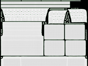 Sofa Mayers 3-seater 3D 모델