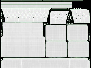 Sofa Mayers 3-seater 3D Model