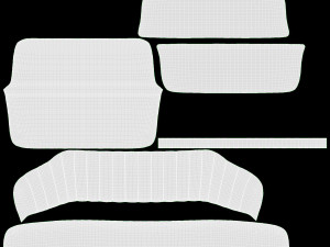 Sofa Melody 3-seater 3D Model