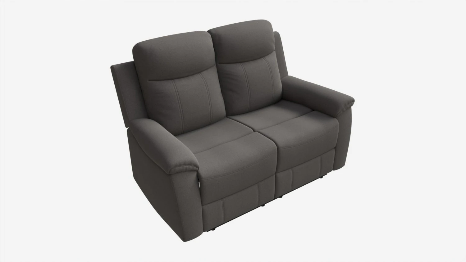 Sofa recliner Milo 2-seater 3D Model .c4d .max .obj .3ds .fbx .stl .blend