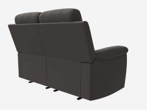 Sofa recliner Milo 2-seater 3D Model