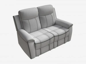 Sofa recliner Milo 2-seater 3D Model