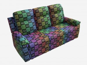 Sofa recliner Milo 3-seater Modelo 3D