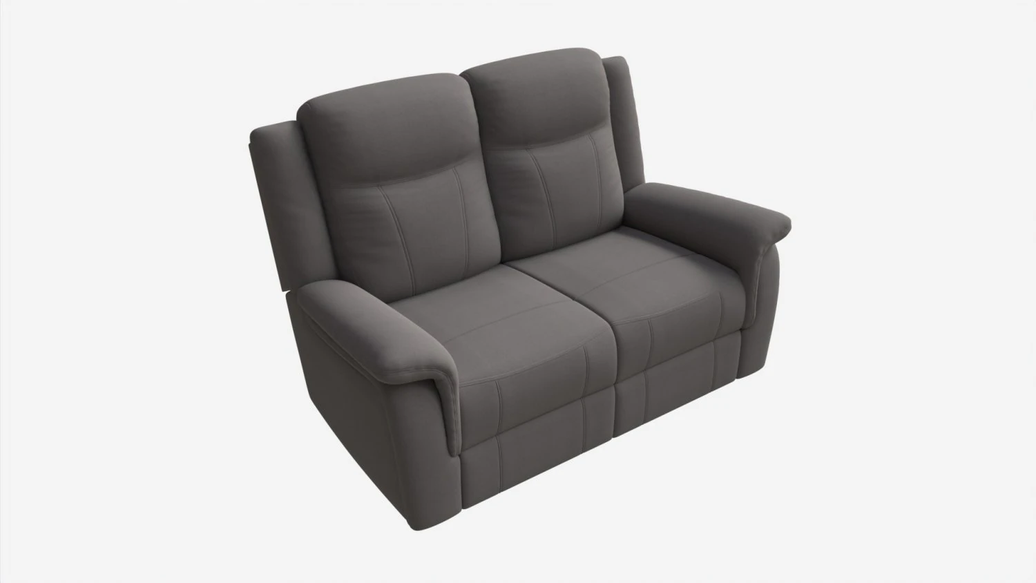 Sofa recliner Norman 2-seater 3D Model .c4d .max .obj .3ds .fbx .stl .blend 