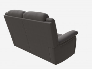 Sofa recliner Norman 2-seater Modèle 3D