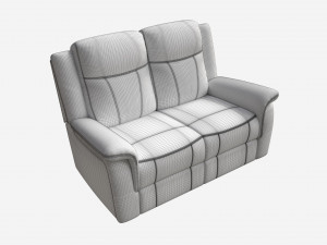 Sofa recliner Norman 2-seater Modèle 3D