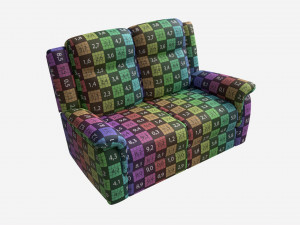Sofa recliner Norman 2-seater Modèle 3D