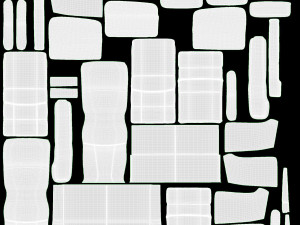 Sofa recliner Norman 2-seater Modèle 3D