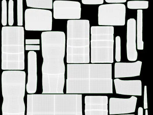 Sofa recliner Norman 2-seater 3D Model