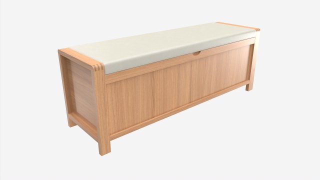 Storage Bench Ercol Bosco Modelo 3D .c4d .max .obj .3ds .fbx .stl .blend 