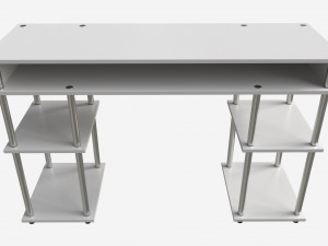 Student Shelves Desk Modello 3D