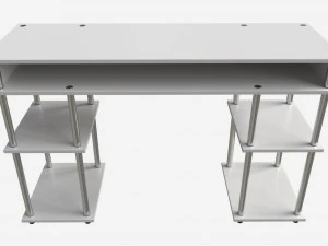 Student Shelves Desk 3D Model