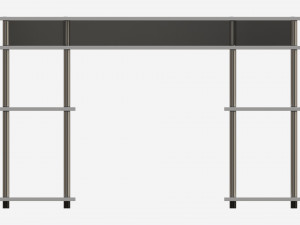 Student Shelves Desk Modello 3D