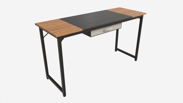 Study Writing Table for Home Office 3D Модель .c4d .max .obj .3ds .fbx .stl .blend 