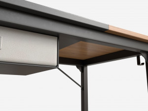 Study Writing Table for Home Office 3D Модель