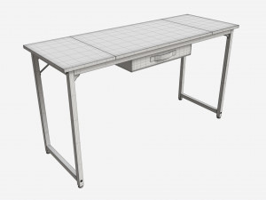 Study Writing Table for Home Office 3D Модель
