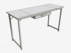 Study Writing Table for Home Office 3D Model