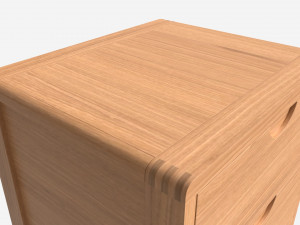 Tall Chest Ercol Bosco 3D-Modell