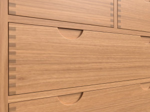 Tall Wide Chest Ercol Bosco 3D मॉडल