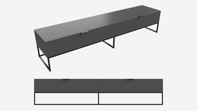 TV table KOBE 3D Model .c4d .max .obj .3ds .fbx .stl .blend 