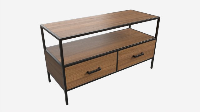 TV table Seaford 01 Model 3D .c4d .max .obj .3ds .fbx .stl .blend 