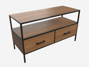 TV table Seaford 01 Modelo 3D