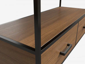 TV table Seaford 01 3D Model