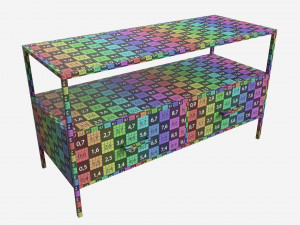 TV table Seaford 01 Model 3D