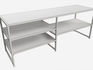TV table Seaford 02 Model 3D