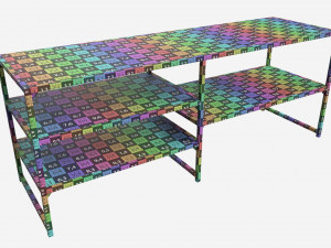 TV table Seaford 02 Model 3D