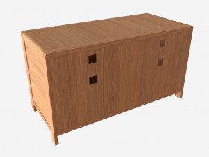 TV Unit Ercol Bosco Modèle 3D