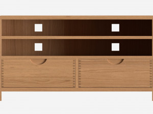 TV Unit Ercol Bosco Modèle 3D