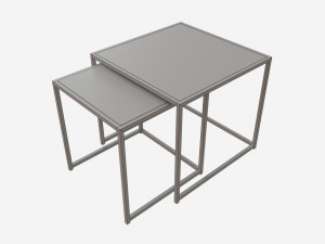 Two coffee tables Seaford Modello 3D