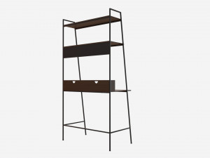 Urban Industrial Ladder Desk 3D Model
