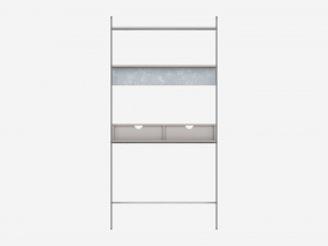 Urban Industrial Ladder Desk 3D Model