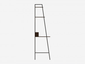 Urban Industrial Ladder Desk 3D Model