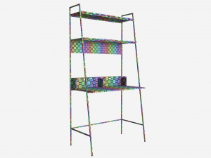 Urban Industrial Ladder Desk 3D Model