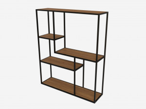 Wall shelf Seaford rectangle Modelo 3D