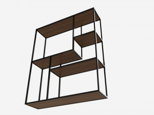 Wall shelf Seaford rectangle Modelo 3D