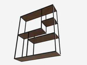 Wall shelf Seaford rectangle 3D Model