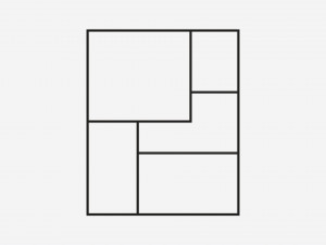 Wall shelf Seaford rectangle Modelo 3D