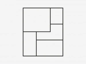 Wall shelf Seaford rectangle 3D Model